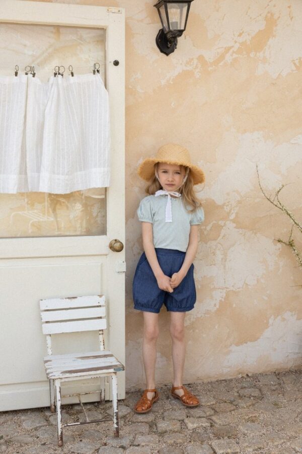 16669741-FBFF-4C60-9E0B-02FCAE993E06 〖預購〗褶皺雲朵澎袖衫