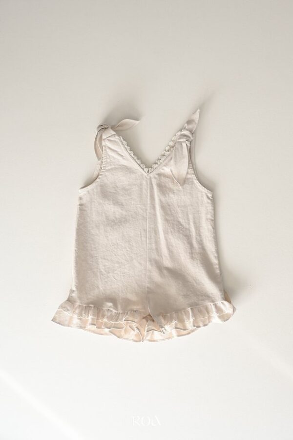 1D4F1FB2-6285-43D4-AF03-06257B4AA6D1 〖預購〗亞麻綁帶連身褲