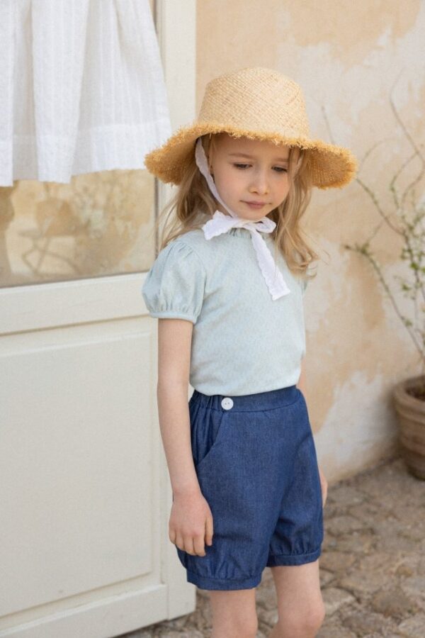 2F915F9E-2326-4BEF-9C64-416772539F61 〖預購〗褶皺雲朵澎袖衫