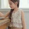 351A86A5-83ED-4A83-A2DA-8059465A7725 〖預購〗蕾絲透紗背心