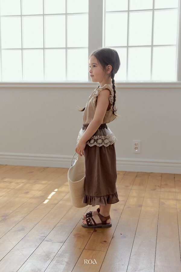 361582F0-4EA4-4A43-A25A-4B5182E04477 〖預購〗棉麻蕾絲拼接寬褲