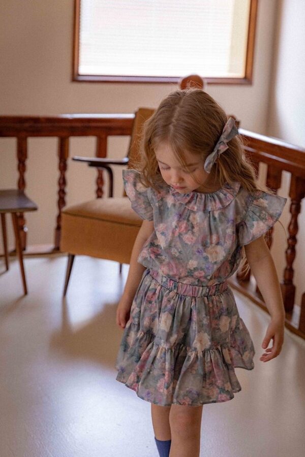 4345B54F-0088-47F5-8800-59E28B788B73 〖預購〗莫內印象法式荷葉邊上衣