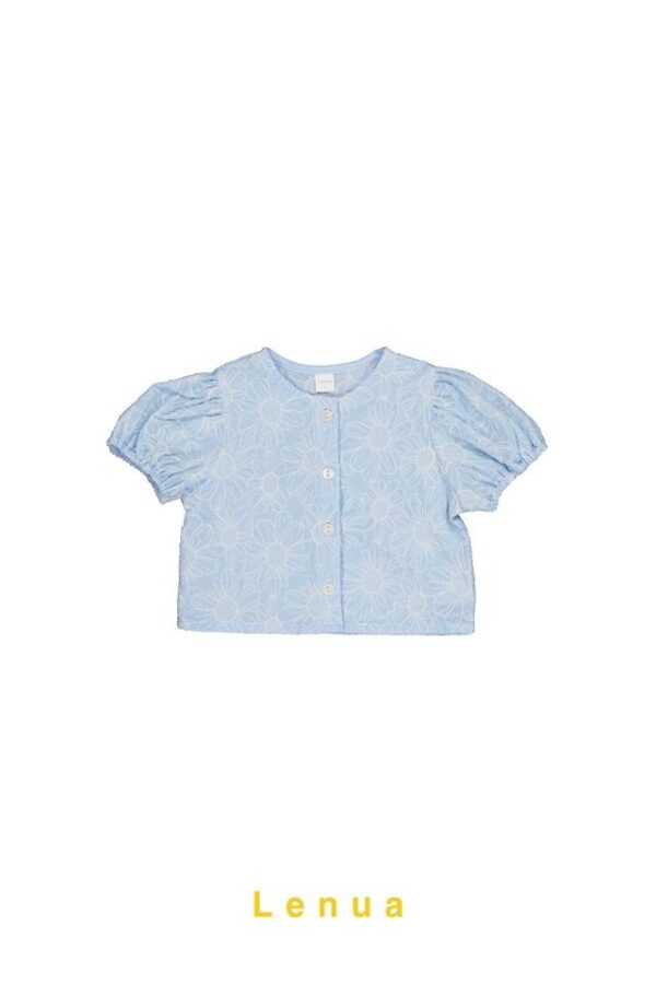 4AEAD5EB-3570-4B84-BC2B-88CB377C171B 〖預購〗吉維尼花園澎袖短上衣