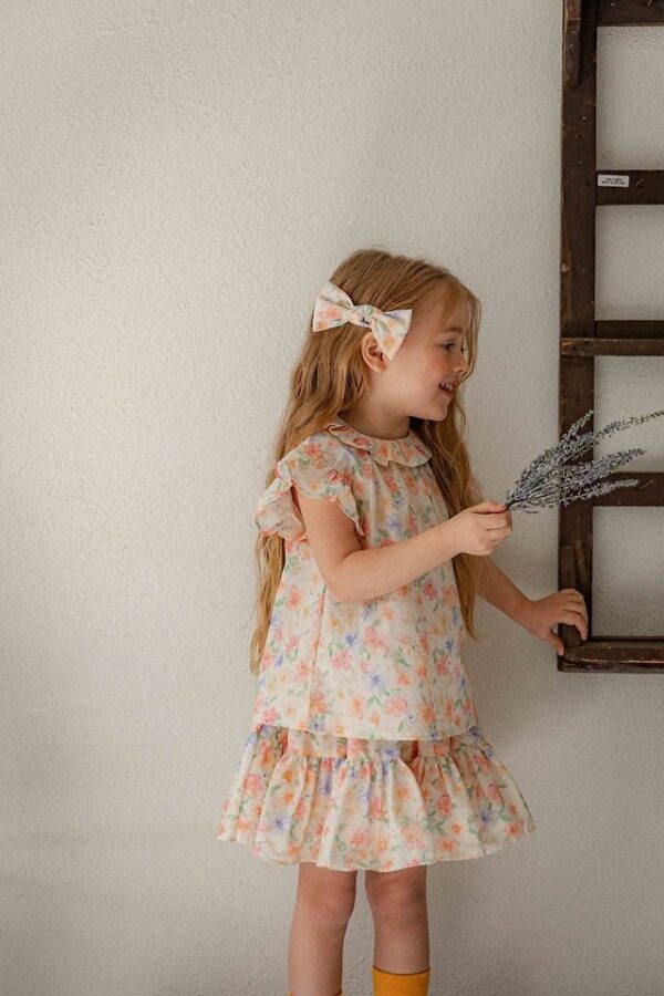 51800C43-8D38-48A8-8D60-06BC9CA1446C 〖預購〗莫內印象法式荷葉邊上衣