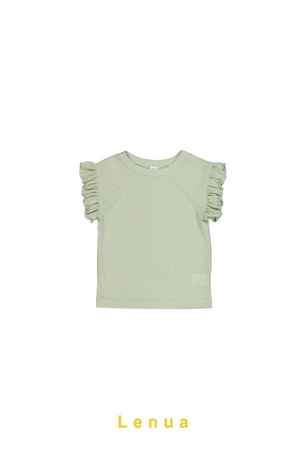 54A16C30-F17B-4167-837C-A34DC9791DFE 〖預購〗維也納之光荷葉邊上衣