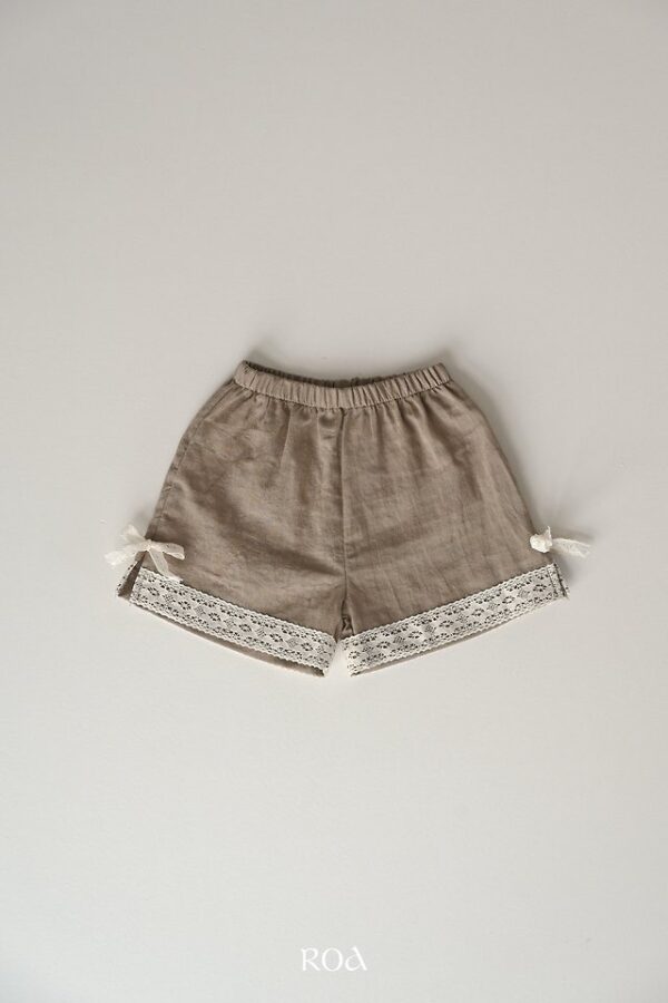 814E5B3B-C3D0-4ADA-9D19-6A5837202413 〖預購〗開衩輕柔棉麻短褲