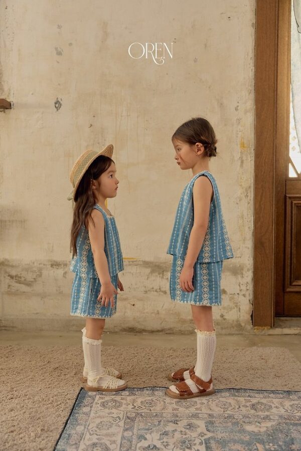 83390A04-15ED-47D7-95B8-3421E9AC6325 〖預購〗珍珠藍細褶刺繡套裝