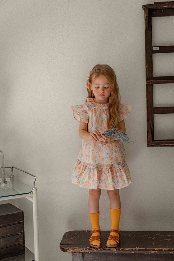 9A5F9175-6354-4321-9E61-72DF15D78071 〖預購〗莫內印象法式荷葉邊上衣