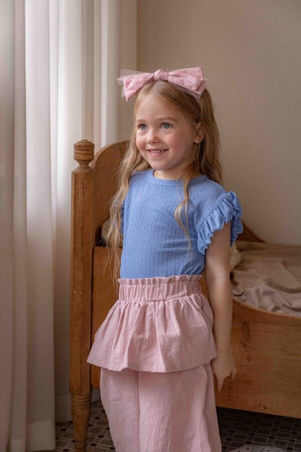 B2B48DB8-8670-40C8-AF68-CD6D3ACEA805 〖預購〗維也納之光荷葉邊上衣