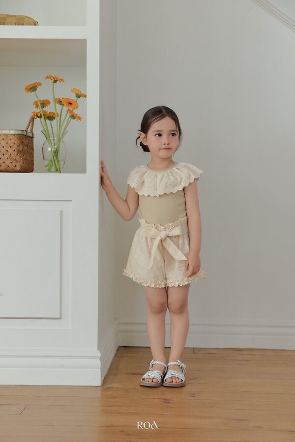 C31D7235-7CE9-4CA1-AC6C-FE0895FBAFFE 〖預購〗蕾絲領片拼接上衣