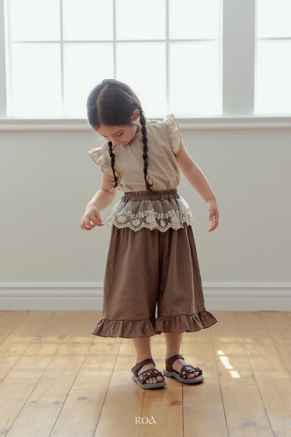 D420E412-F28E-44BB-BB58-F72D68A10271 〖預購〗棉麻蕾絲拼接寬褲