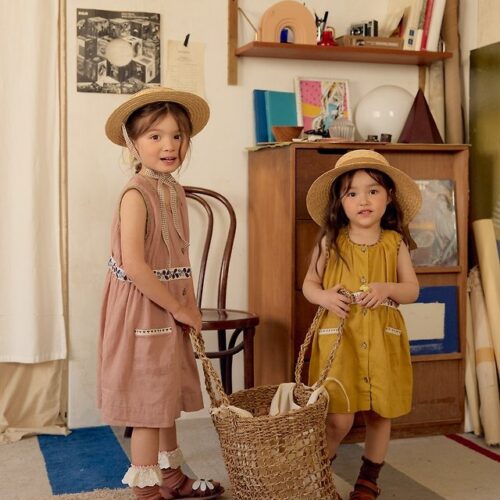 D4AA6725-B1DA-4D2E-93AE-82B5057D8597 〖預購〗琥珀晨跡亞麻連身裙