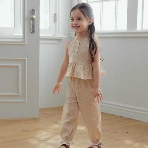 D65EC333-68A1-4E63-B59E-0668930240BC 〖預購〗奶茶格紋套裝