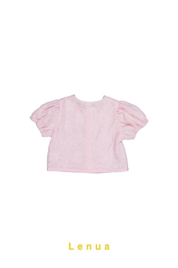 DC1FA784-98D0-4096-A177-86F3754C9C88 〖預購〗吉維尼花園澎袖短上衣