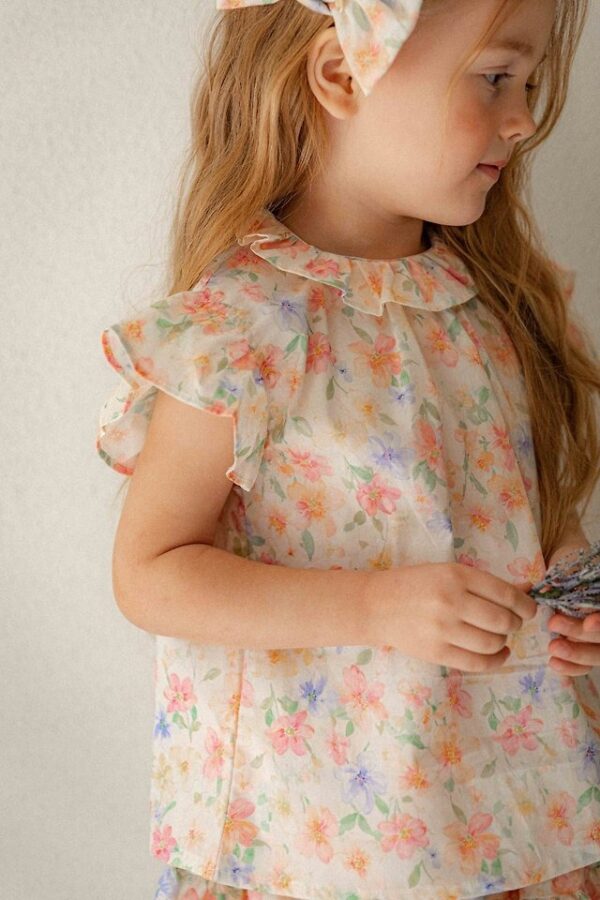 F9DF5441-76A9-4C79-880B-9E367BCC9BDB 〖預購〗莫內印象法式荷葉邊上衣