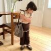 113CC0D7-2FBA-4D88-B65A-B2ABFE40E285 繽紛泡泡袖上衣