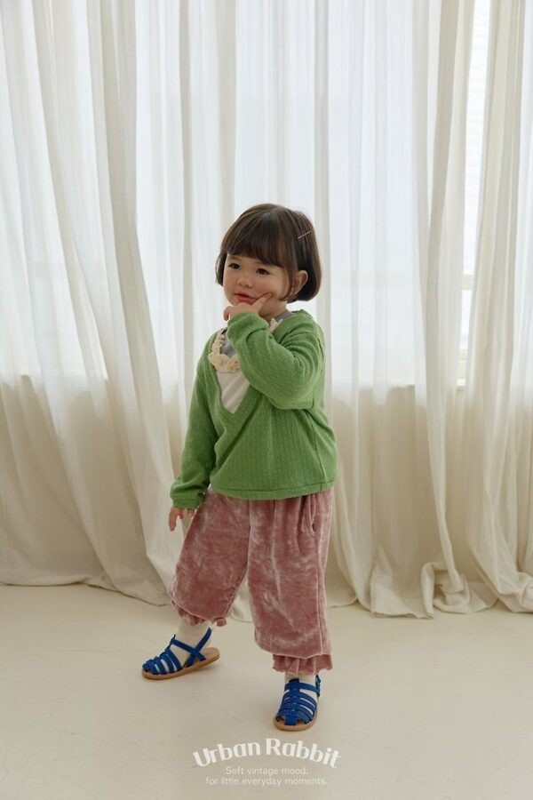 2903E91A-C04E-4B67-A868-6A21DF027F02 慵懶絲絨縮口褲