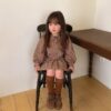 5B8F0B95-4917-4C40-9258-374370AC87BE 麗莎抓皺格紋洋裝