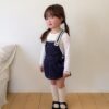 8B1C944D-741B-4082-BAE3-27D5BDD9CE14 蕾絲吊帶牛仔洋裝
